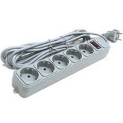 Surge protector 1.5m, 5 outlets