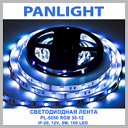 BANDA LED RGB CU TELECOMANDA, BANDA LED MULTICOLOR, PANLIGHT, ILUMINAT